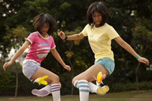 学踢健身花毽（九）