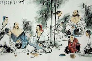 竹林七贤急流勇退