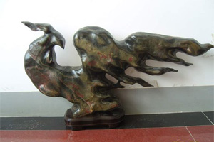 玉石鉴赏天然石画