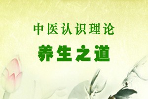 中医认识理论养生之道