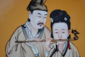 唐玄宗与杨贵妃皇帝向左宰相向右