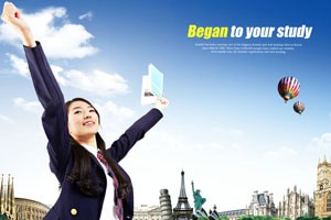 张金敏、贾姝茗介绍中行服务和出国留学