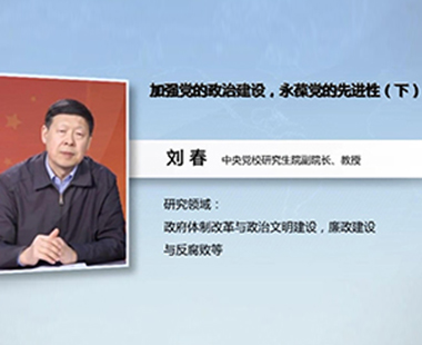 加强党的政治建设，永葆党的先进性（下）