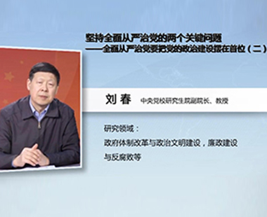 坚持全面从严治党的两个关键问题—全面从严治党要把党的政治建设摆在首位（二）