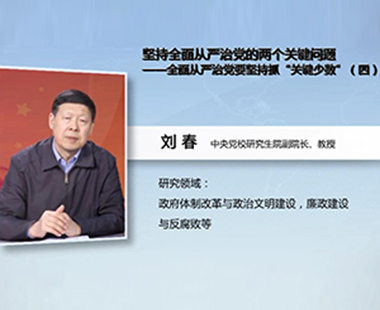 坚持全面从严治党的两个关键问题—全面从严治党要坚持抓“关键少数”（四）