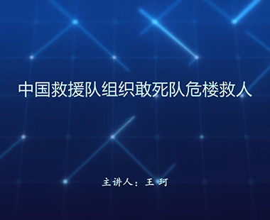 中国救援队组织敢死队危楼救人