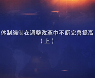 体制编制在调整改革中不断完善提高（上）