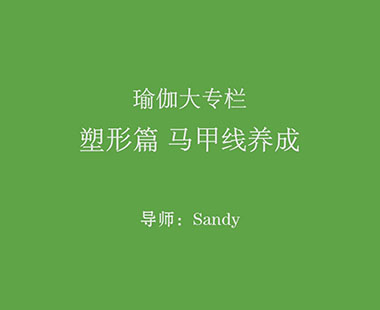 塑形篇 马甲线养成