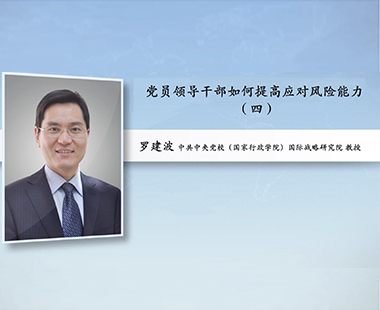 党员领导干部如何提高应对风险能力（四）