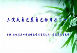 三伏天自己养自己的日子（一）