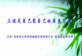 三伏天自己养自己的日子（五）