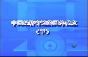 中国经济奇迹的国外视点（下）