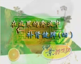 在疲累的奔波中－补肾健脾（四）