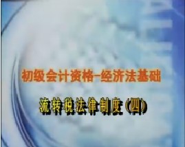 初级会计资格-经济法基础-第七章流转税法律制度（四）