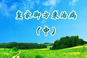 皇家御方来治病（中）