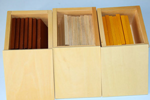 蒙台梭利重量板感官教学法