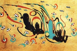 敦煌画派大千面壁