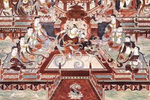 敦煌画派敦煌微笑