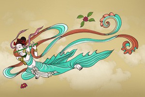 敦煌画派岩彩之路