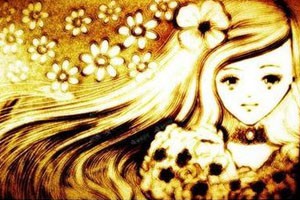 沙画人物的画法