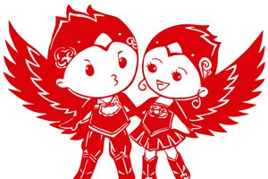 剪纸三折法画法 折法与创作法