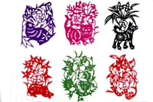 剪纸五折法画法 折法 创作法