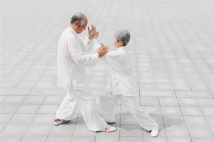 《太极推手五门、八步》立原单推手