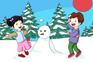 雪天玩耍要当心