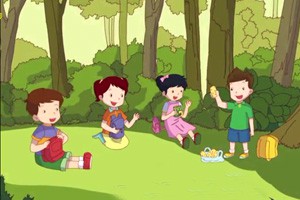 野外玩火很危险