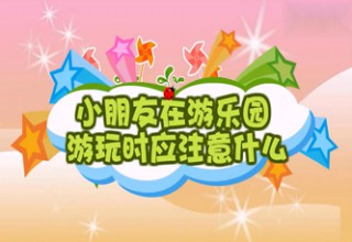 小朋友在游乐园游玩时应注意什么