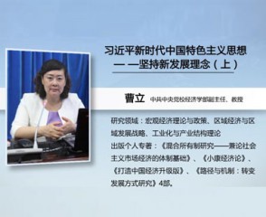 习近平新时代中国特色社会主义思想—坚持新发展理念（上）